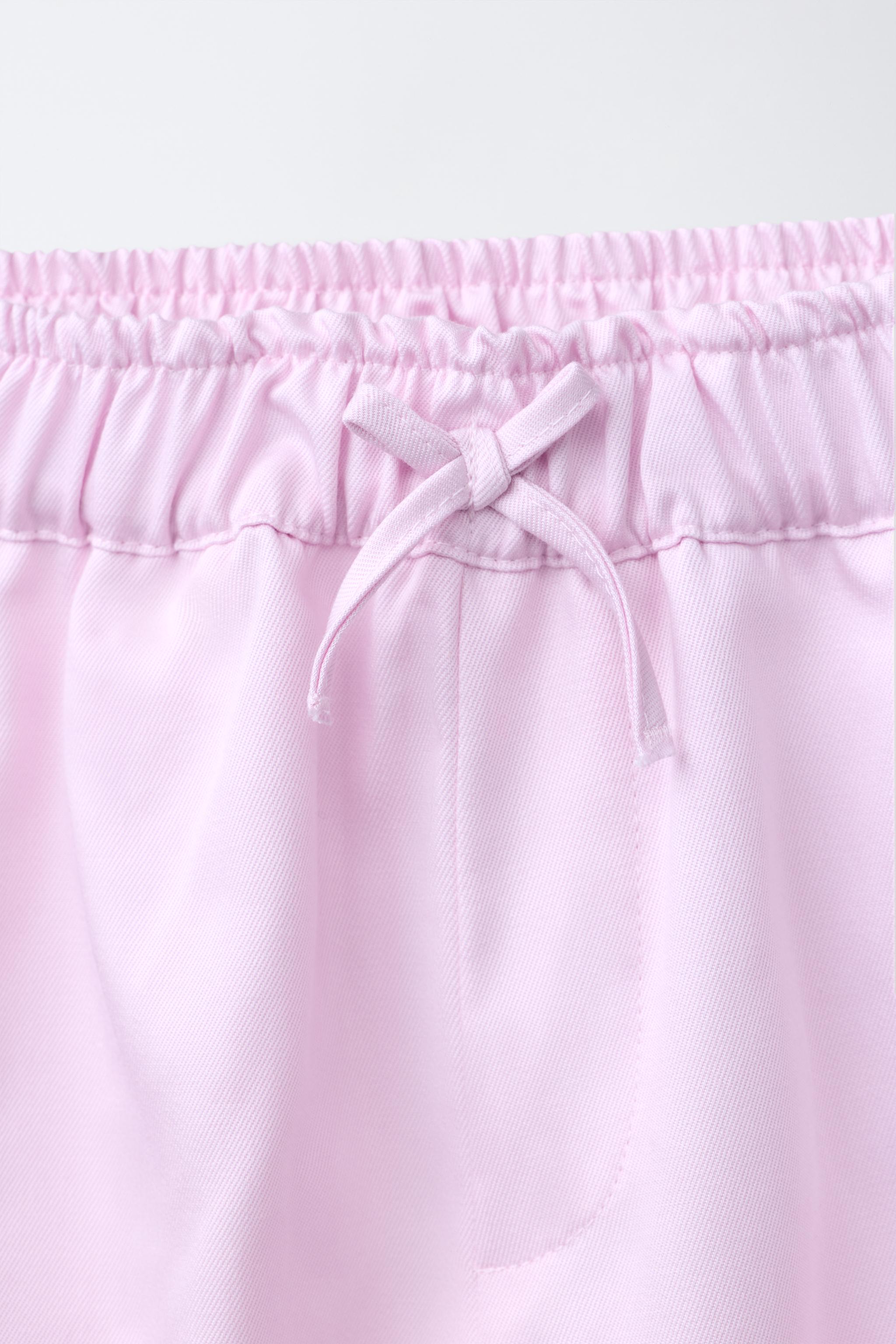 PANTALON BARREL FRONCÉ